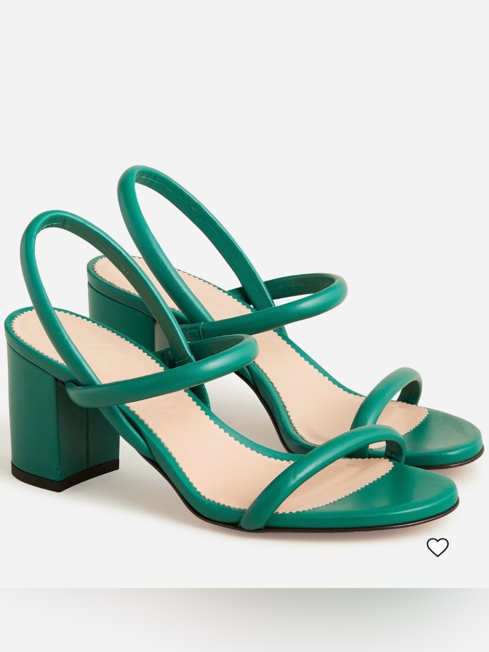 J.Crew Sling Back Block Heel Sandals